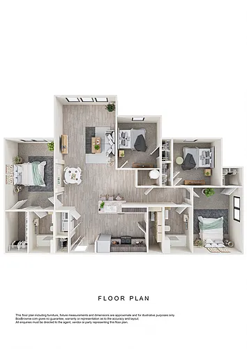 Floor plan 4 Bedrooms