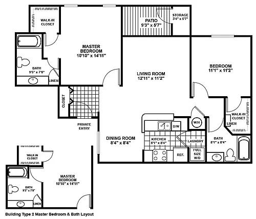 Floor plan Willow 1 - Signature