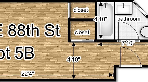 2nd image of 512 E 88th St APT 5B