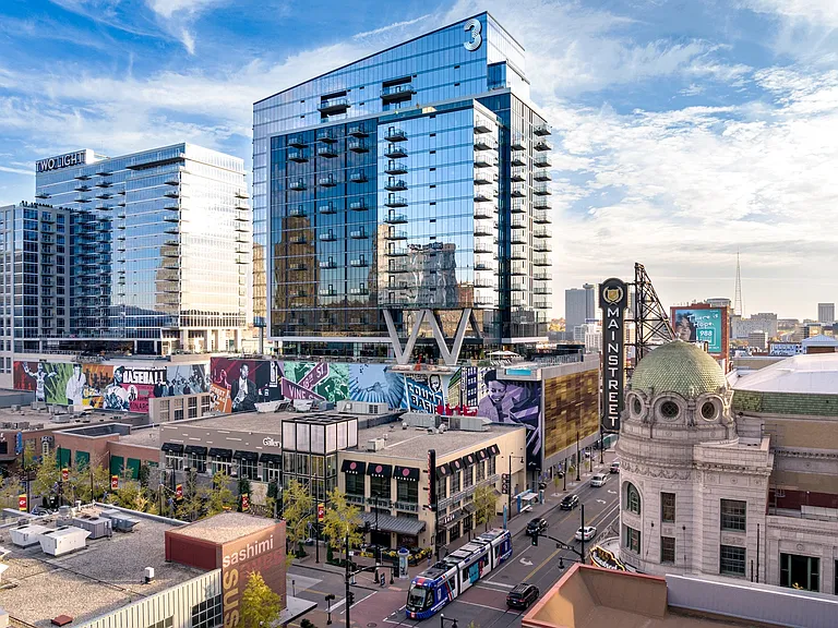 Three Light Luxury Apartments is located in the heart of the Power & Light District