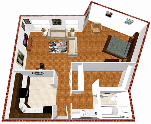 Floor plan Studio