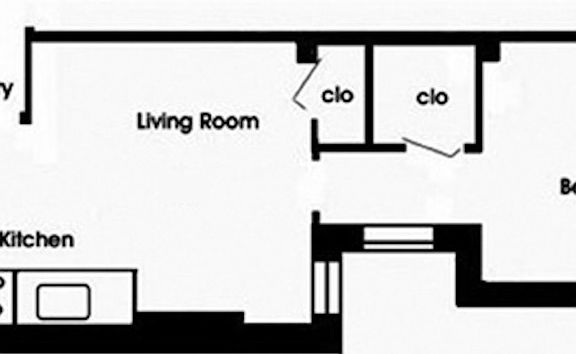 2nd image of 219 W 20th St APT 5B