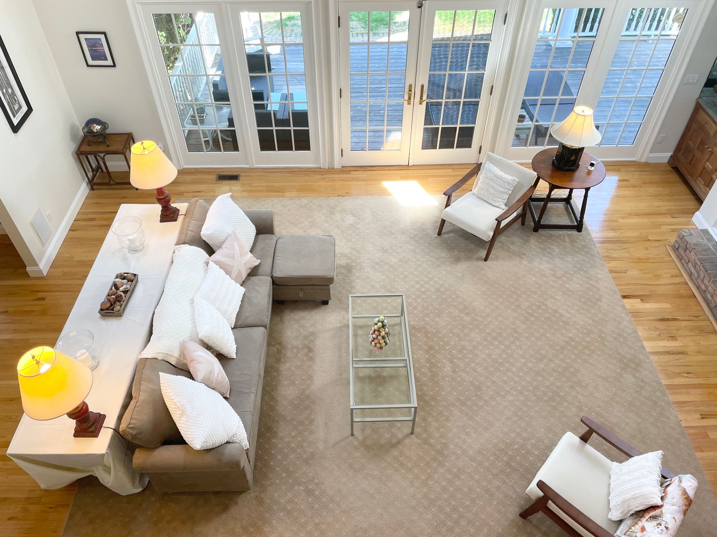  View OF Living Room From Upstairs