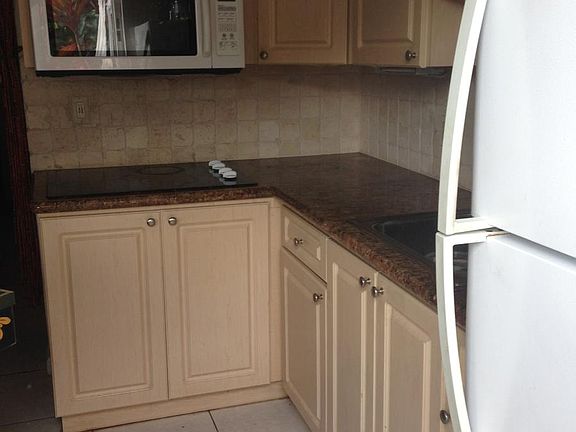 Glass top surface for cooking, built in microwave