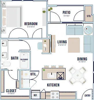 A3 | 732 sq ft A3 | 732 sq ft