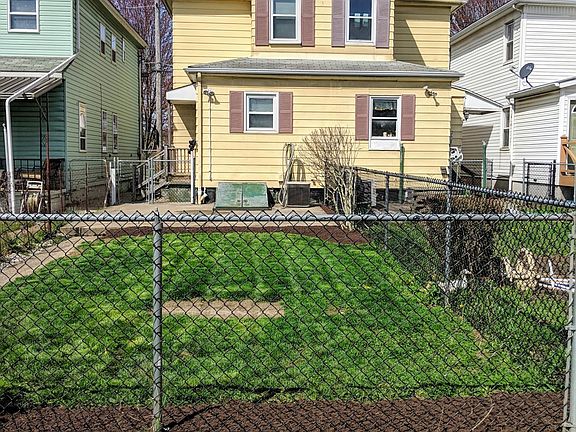 Fenced back yard