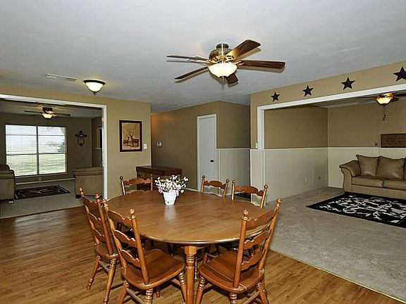 This home is open concept at it's finest. The dining area is in the surrounded by the living,kitchen and study
