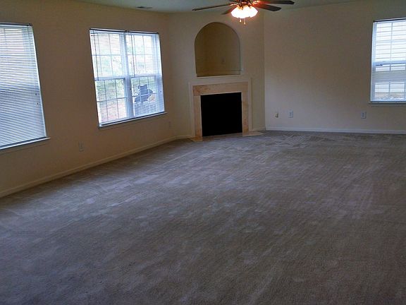 Family room with fire place.