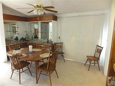 Dining area and wet bar