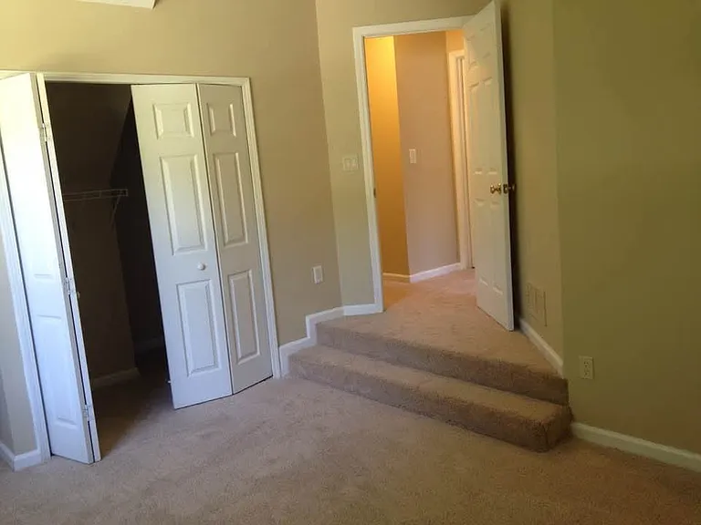 Spacious bedroom #3 with sunken entryway & large closet