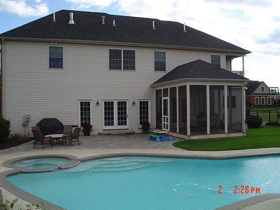 Fenced-in yard with pool