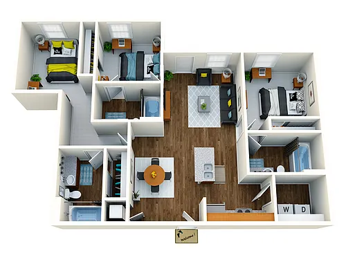 Floor plan C1- Full Unit