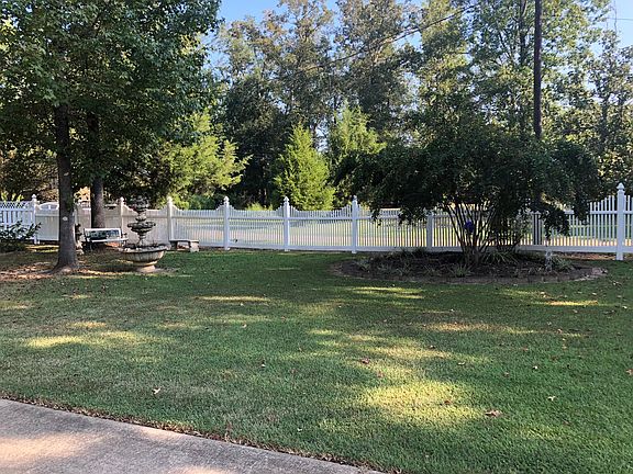 PVC FENCE DOWN PROPERTY LINE