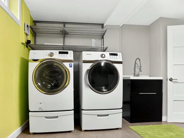 huge laundry room