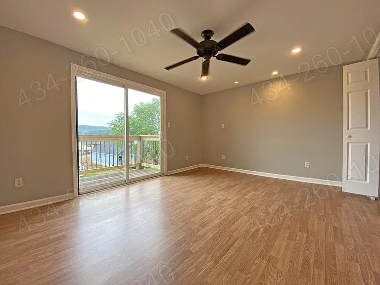 Master Bedroom has Lots of Natural Light and Deck with Mountain Views