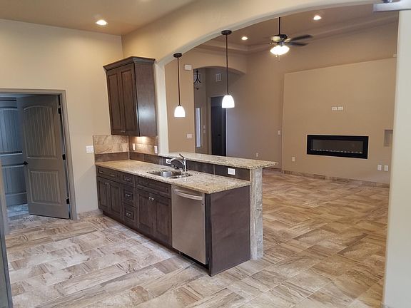 Nice open plan. Utility room off the kitchen