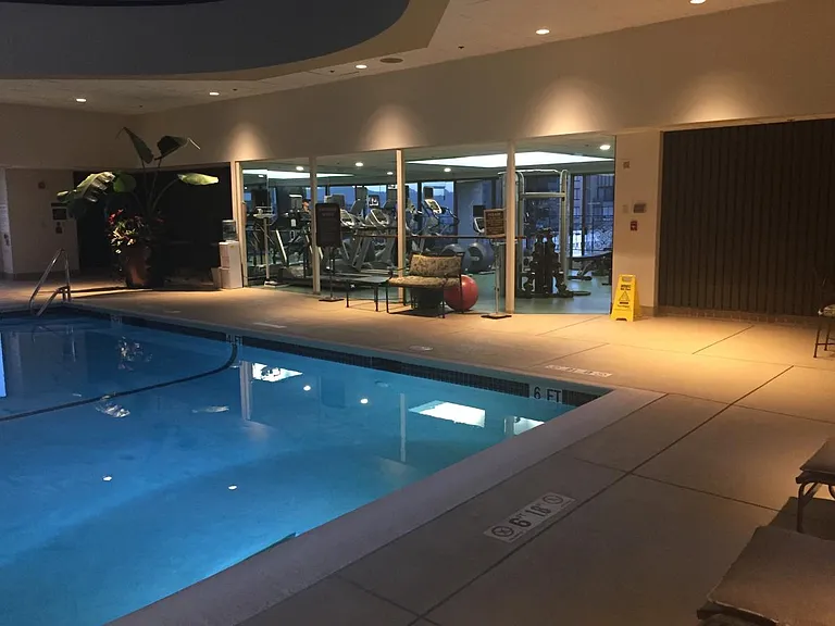 World class and stylish indoor swimming pool. A great place to past time, unwind and bond with friends.