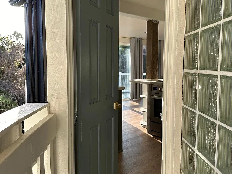 View from the back door.