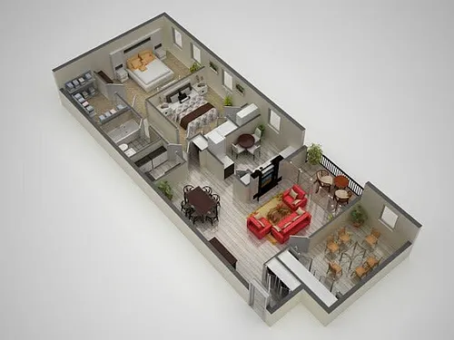 Floor plan B3R