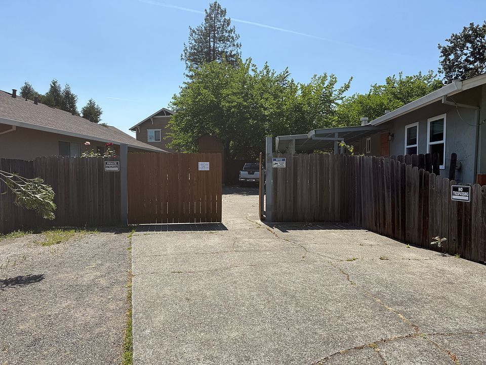 Gate to the property
