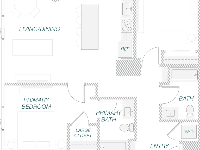 2-4C floor plan Astra Tower