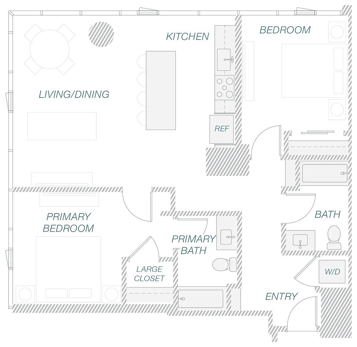 Floor plan 2-4C