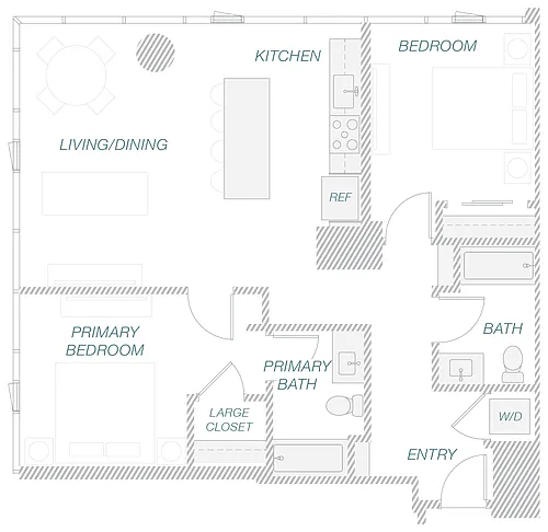 Floor plan 2-4C