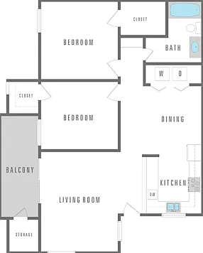 2 Bedroom 1 Bath 1014 sqft 2 Bedroom 1 Bath 1014 sqft