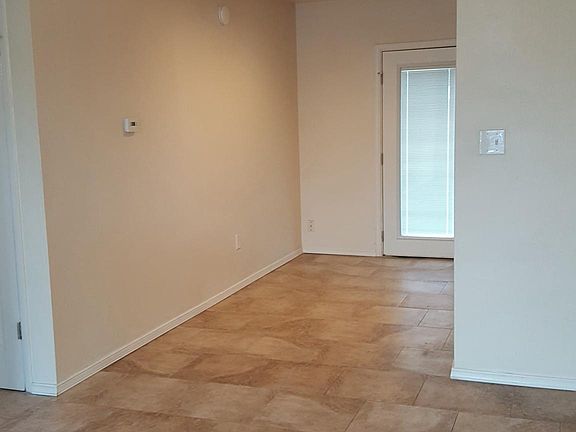 Living room into dining area