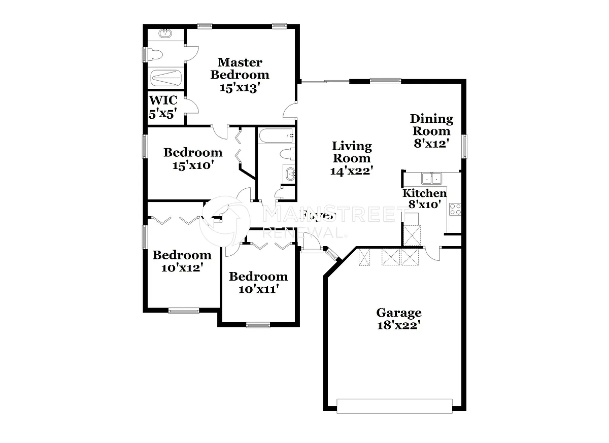 Floor Plan - 1612 Shearwater Dr