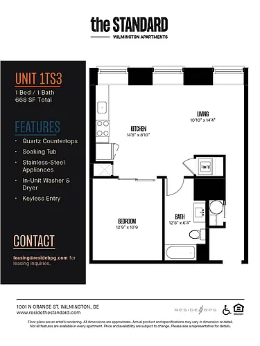 Floor plan 1TS3