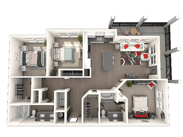 Floor plan C1