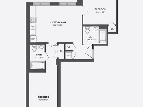 2nd image of 458 E 25th St #105