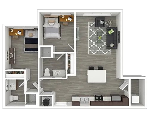 Floor plan 2X2 C