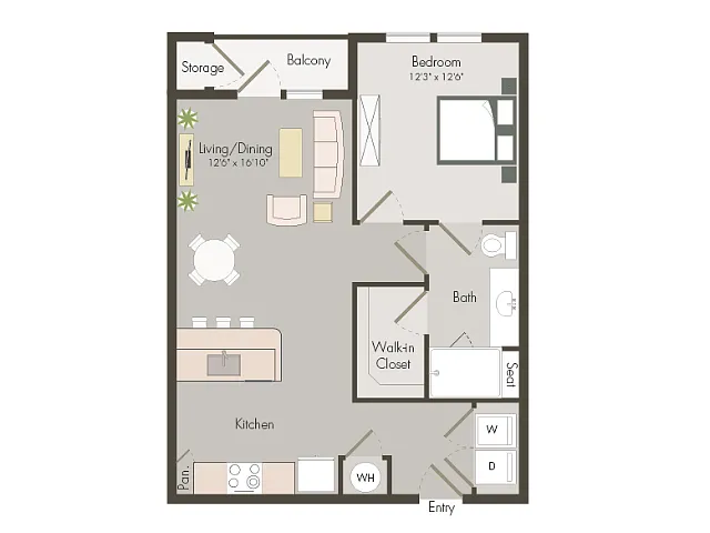 Floor plan A2B
