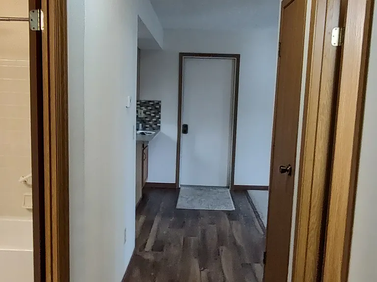 Hallway to Garage inside entry door