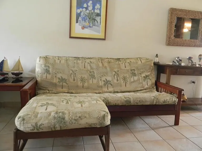 Sofa bed in living room