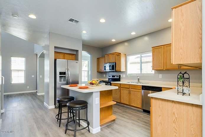 Kitchen with oversized pantry and great counter space