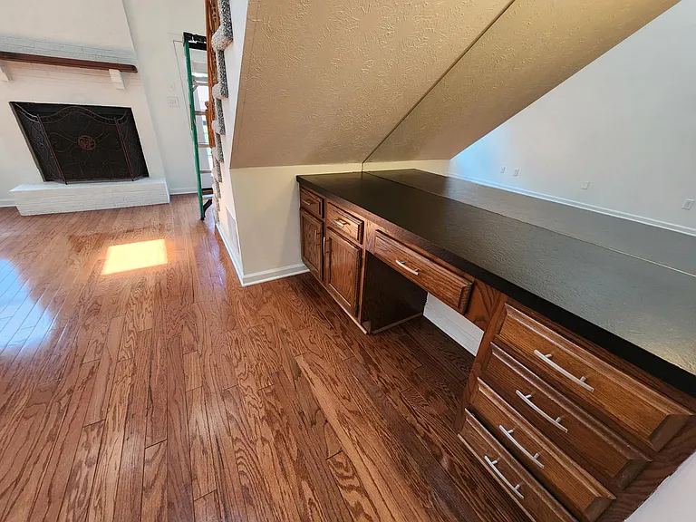 Built in desk