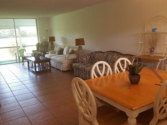 Dining room living room view