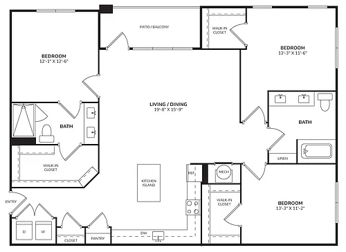 Floor plan C3