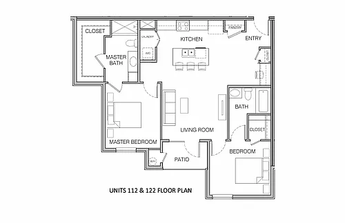 Floor plan 112-122