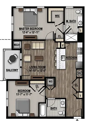 Floor plan 2G