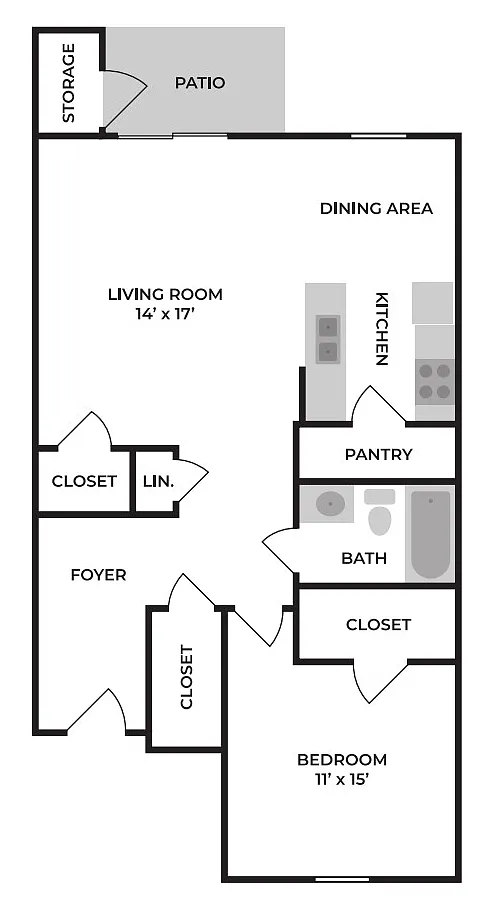 Floor plan The Abode