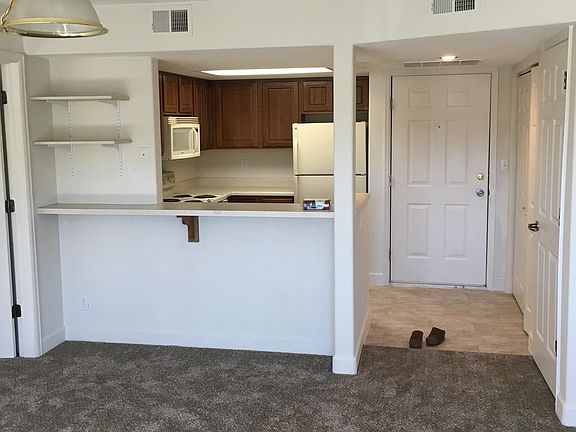 Kitchen/Entry (View from Living Room)