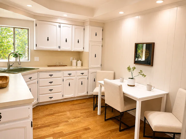 Kitchen 2 with sink and breakfast nook