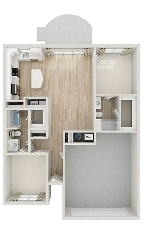 Floor plan Juliet
