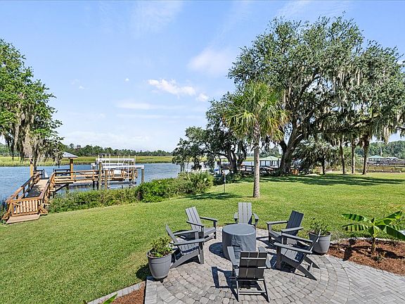 Comfy Adirondack Chairs and Fire Pit