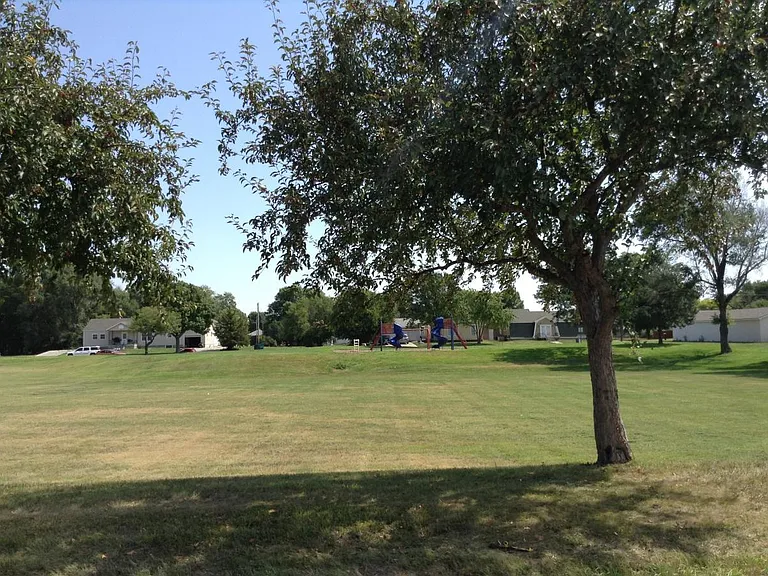 Large Public green space next to South Adams Street homes