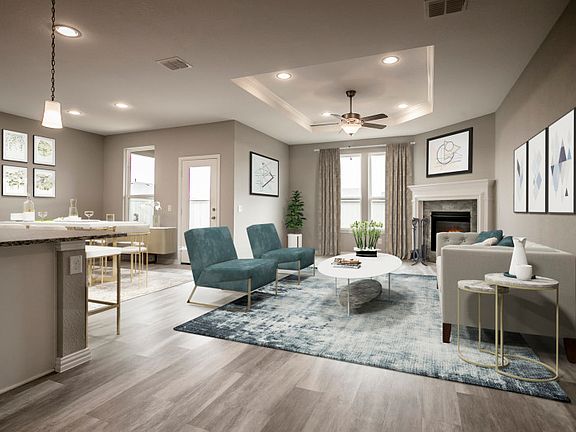 Open concept throughout main living areas